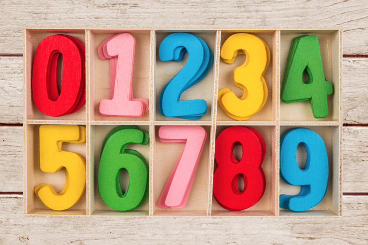 Numbers 0-9