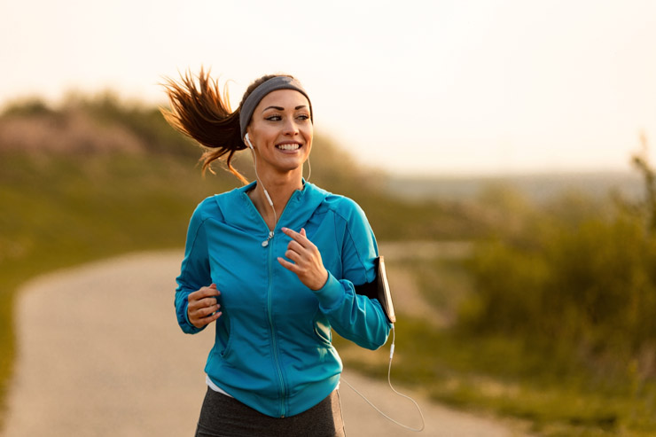 Woman jogging